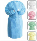 Gowns Isolation Tie Back Sky Blue SMS Material 10/pk - Unipack  #UGI-6711 - Gift Card 5+ $5