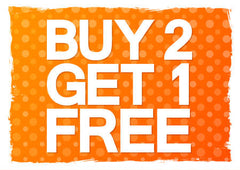 Buy 2 Get 1 FREE