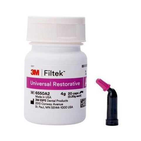 Filtek Universal Capsules A2 0.2gm 20/Pk  3M DENTAL  3M-6550A2 - BUY 30 GET $1250 GIFT CARD OR IPHONE 16