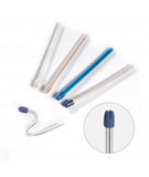 Saliva Ejectors - Premium Clear with Blue Tip  case of 1000 Crosstex ZCB