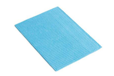 Bibs  BLUE  2ply paper-1ply poly 500/cs