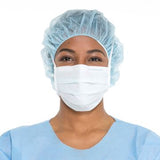 Masks Tie-On So-Soft Surgical Mask White  50/bx Halyard Health (48390)