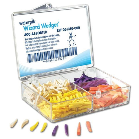 WIZARD WEDGES Anatomical Wedges Box of 400, medium 061307-000  - Waterpik - Gift Card - $5