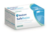 Mask SafeBasics Mask Earloop Green Level 1 50/Bx Medicom (2134)
