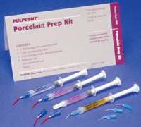 Porcelain Prep Kit - Pulpdent (PPK)..1.2ml syringe (Porcelain Etch Gel, Kool-Dam, Silane & Drying Agent) + 12 tips - Gift Card - $5
