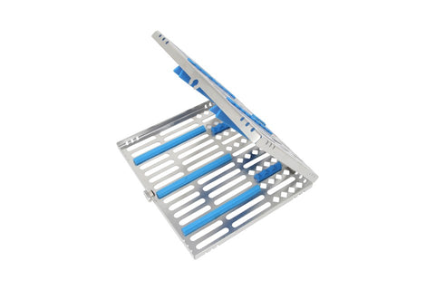 Sterilization Cassette for 4 Pliers/Cutters & 3 Instruments, Detachable, 178X203X20 MM  HiTeck  HT-HMCT-4ORTH