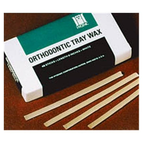 Orthodontic Tray Wax Sticks White 48/Bx ..Whaledent Inc (H00827)
