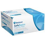 Nitrile P.F. True Fit - Safe Basics #1185  box of 300 Medicom -  (Case of 8 boxes) - GC $200
