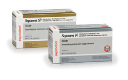 Septanest SP Articaine HCl 4% Epinephrine 1:100,000 50/Bx Septodont - 99145 - Gift Card - $5