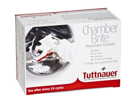 Chamber Brite Autoclave Cleaner 10/Bx .. Tuttnauer USA Co. (CB0010) , Gift Card $5