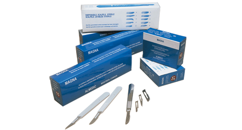 Surgical Blades - Sterilized Stainless Steel (100/Box) #12 (MAGNA) #M90-12 - Gift Card - $5