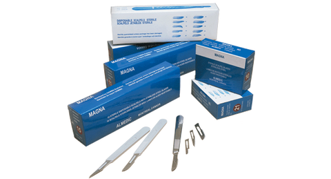 Surgical Blades - Sterilized Stainless Steel (100/Box) #15 (MAGNA) #M90-15 - Gift Card - $5