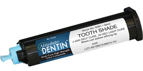 Core Build-up Material Absolute Dentin - Tooth Shade (50ml. cartridge) S301 - Parkell - Gift Card - $10