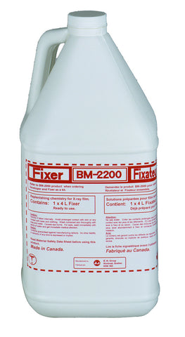 BM2200 Fixer Only..1 Bottle 4L       GIFT CARDS     -  $5, , BM GROUP - Canadian Dental Supplies, office supplies, medical supplies, dentistry, dental office, dental implants cost, medical supply store, dental instruments, dental supplies canada, dental supply, dental supply company 