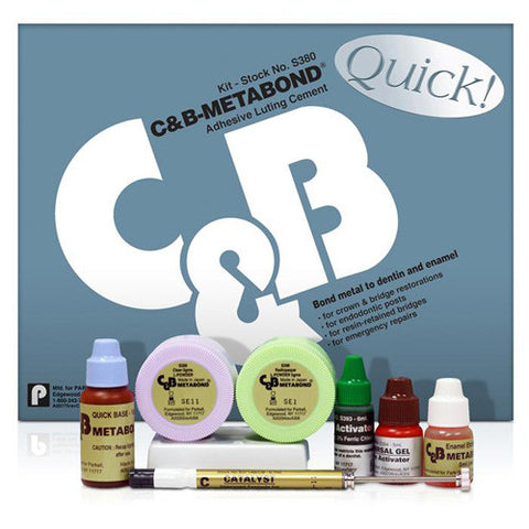 C&B-Metabond Quick  Adhesive Kit S380 - Parkell       GIFT CARDS     -  $20, , PARKELL - Canadian Dental Supplies, office supplies, medical supplies, dentistry, dental office, dental implants cost, medical supply store, dental instruments, dental supplies canada, dental supply, dental supply company 