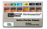DIA-SYSTEM GTP #40 Ass't Gutta Percha (Tulsa Profile GT) 60/box 144-691 - Diadent - Gift Card - $5