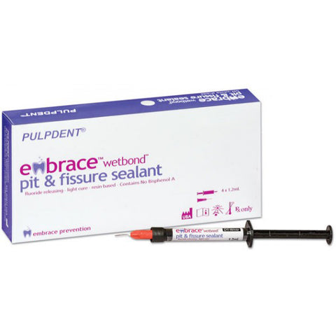 Embrace Wetbond  P & F Sealant Natural - Pulpdent..4 x1.2ml syringe (EMS) - Gift Card - $5