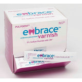 Embrace Varnish - Pulpdent (FV200)..200x.4ml packs       GIFT CARDS     -  $10, , PULPDENT - Canadian Dental Supplies, office supplies, medical supplies, dentistry, dental office, dental implants cost, medical supply store, dental instruments, dental supplies canada, dental supply, dental supply company 