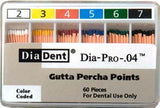DIA-PRO  .04   Assorted #2/7 Gutta Percha (Tulsa's Profile Series 29) 60/box 109-691 - Diadent - Gift Card - $5