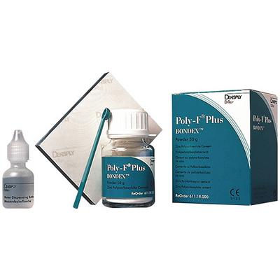 Poly-F Plus - De Trey..50gm Powder, btl, pads & measure Dentsply (61118000) - Gift Card - $5