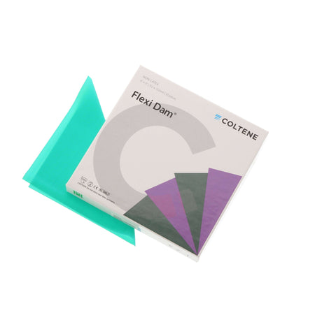 Hygenic Flexi Dam Latex-Free Rubber Dam 6 in x 6 in Medium Gauge Green 30/Bx Whaledent Inc - H09946 - Gift Card - $10