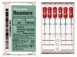 Reamers 21mm #15-40 Stainless Steel Assorted pk Kerr Endodontics -821-2021