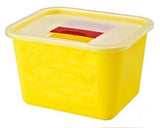 Sharps Container with cover Yellow 3L (L 7.75" x W 6.25"  x H 4.75") - Gift Card - $1