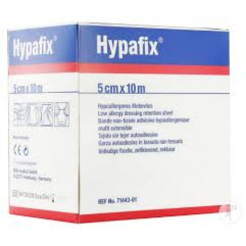 Hypafix Tape Retention Fabric 2"x10yd Adhesive White Ea Source Medical Corporation - BSN7144301