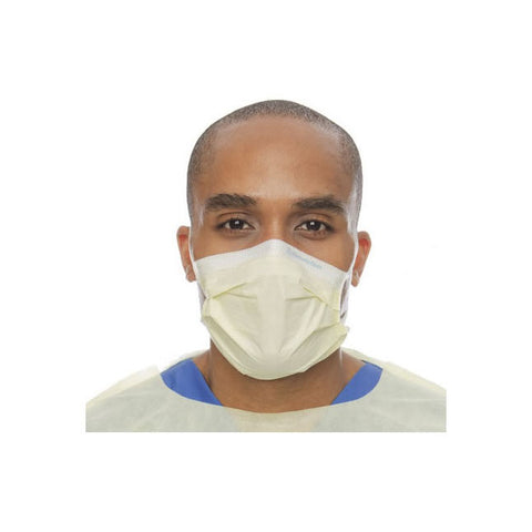 REMOVE -  Mask Earloop Yellow - Level 1 50/box - CARDINAL HEALTH