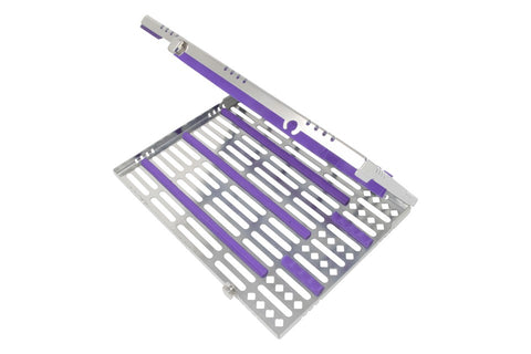 Sterilization Cassette for 7 Pliers/Cutters & 3 Instruments, Detachable - 203X280X20MM  HiTeck  HT-HMCT-7ORTH