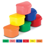 Denture Box .12/pk Assorted colours Plasdent #200BTH-A