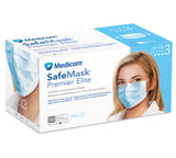 Mask Safe-Mask Earloop Elite - Medicom..WHITE box of 50 - (2047) ASTM Level 3
