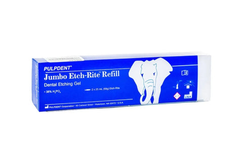 Etch-Rite Jumbo Syringe Refill 2-25ml - ..Pulpdent  (ET-50R) (2 boxes) Gift Cards $30 Expiry Date 2025-05